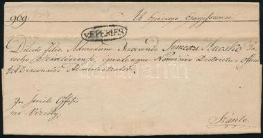 1834 Ex offo "v.EPERIES" - Szántó