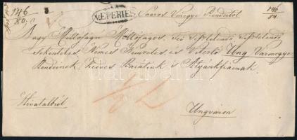 1833 Ex offo "v.EPERIES" - Unghvár