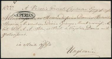 1842 Ex offo "v.EPERIES" - Unghvár