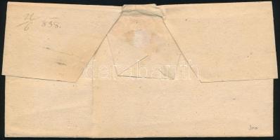 1838 Ex offo levél "AGRAM 1838" - Fünfkirchen