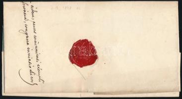 1848 Ex offo levél "BESZTERCZEBÁNYA (NEUSOHL)"