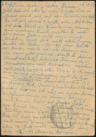 1955 Légi levelezőlap Afganisztánba. Ritka destináció!