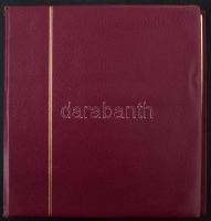 Ausztria szép gyűjtemény 1968-1978 Lindner falcmentes előnyomott albumban bordó gyűrűs borítóval