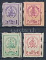 1938 Soproni tábori küldöncjárat I. kiadás ívszéli sorozat (69.000) / Sopron courier post stamp I. i...