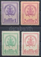 1938 Soproni tábori küldöncjárat I. kiadás sorozat (69.000) / Sopron courier post stamp I. issue complete set