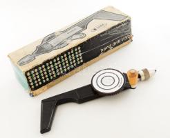 York Beta csehszlovák kézi fúrógép, eredeti dobozába, h: 30 cm