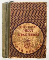 Rideg Sándor: Indul a bakterház. Korcsmáros Pál rajzaival illusztrált. Vidám Könyvek. Bp., 1955, Magvető, 219+5 p. Kiadói félvászon-kötés, kopott borítóval.