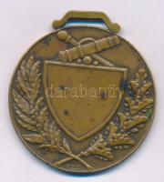 1930. "Bercsényi-Tüzérek" bronz emlékérem. Szign.: Berán Nándor (1889-1965) (45x50mm) T:AU...