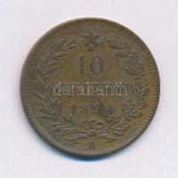 Olaszország 1894R 10c Cu "I. Umberto" T:VF Italy 1894R 10 Centesimi Cu "Umberto I" C:VF Krause KM#27