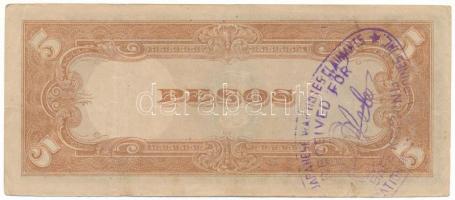 Fülöp-szigetek / Japán megszállás DN(1943) 5P "20 0495861", "Japanese War Notes Claim...