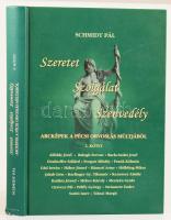 Schmidt Pál: Szeretet, szolgálat, szenvedély. Arcképek a pécsi orvoslás múltjából. 2. kötet. Pécs, 2015, Pécsi Tudományegyetem Általános Orvostudományi Kar. Kiadói kartonált kötés, jó állapotban.  Schmidt Pál dr. nyugdíjas sebészorvos, egyetemi docens. Debrecenben született, az ottani Sebészeti Klinikán dolgozó orvos apa gyermekeként. A család előbb Budapestre majd Pécsre került. Iskoláit Budapesten kezdte, Pécsett folytatta: a Nagy Lajos Gimnáziumban érettségizett 1955-ben, s utána e városban zajlottak egyetemista diákévei is. 1961-ben avatták orvosdoktorrá. Pályája egésze a Pécsi Orvostudományi Egyetemhez, ezen belül az Irgalmas Rend államosított kórházában létesített II. sz. Sebészeti Klinikához kötődött. (...) Sportedzőként kapta második diplomáját a Testnevelési Főiskolán.