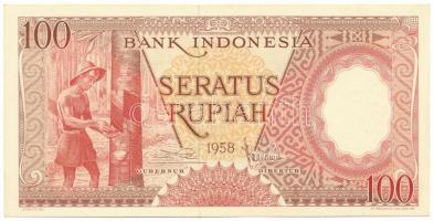 Indonézia 1958. 100R T:AU
Indonesia 1958. 100 Rupiah C:AU
Krause P#59