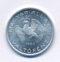 1950. 10f Al próbaveret "MÁV - Magyar Állami Váltópénz" T:UNC,AU / Hungary 1950. 10 Fillér Al "MÁV - Magyar Állami Váltópénz" trial strike C:UNC,AU Adamo F3