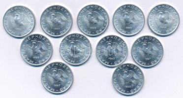 1955-1966. 10f Al (11xklf) T:UNC,AU Adamo F3.1