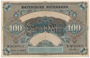 Német Birodalom / Bajorország 1900. 100M vízjeles papíron T:F erős papír
German Empire / Bavaria 19...