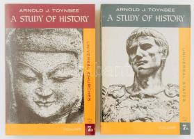 Arnold J. Toynbee: A Study of History. Vol. 7/A + 7/B (2 kötet). 7/A: Universal States. 7/B: Universal Churches. London-New York-Toronto, 1963, Oxford University Press, XXXII+(2)+379 p.; X p.+ (381)-782 p. Angol nyelven. Kiadói papírkötés. / In English language. Paperback.