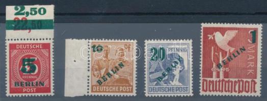 Nyugat Berlin 1949 Mi 64-67 luxus (Mi EUR 250.-)
