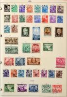 NDK gyűjtemény lapokon, gyűrűs borítóval + blokkok blokkberakóban