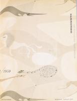 1959 Gebrauchsgraphik folyóirat teljes évfolyama könyvbe kötve. München, Bruckmann KG.

A Gebrauch...