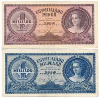 1946. 1.000.000.000P + 1.000.000.000MP T:F,VF szép papír