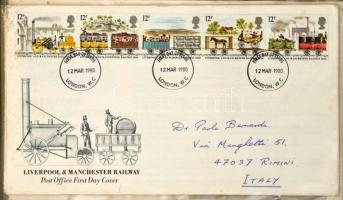 Nagy-Britannia 1977-1979 Kb. 30 db FDC közepes FDC berakóban