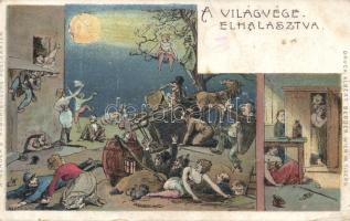 1899 End of the World postponed litho (EB)