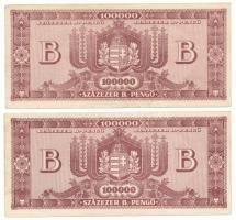 1946. 100.000BP (2x) T:XF,VF
Adamo P36