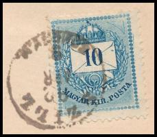 1892.ápr.09. Ajánlott 31kr díjjegyes zárt levelezőlap belül 2 x 3kr díjkiegészítéssel, majd Színessz...