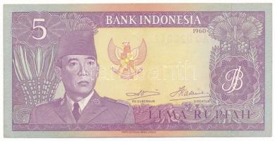 Indonézia 1960. 5R "GAQ 020041" T:AU Indonesia 1960. 5 Rupiah "GAQ 020041" C:AU Krause P#82
