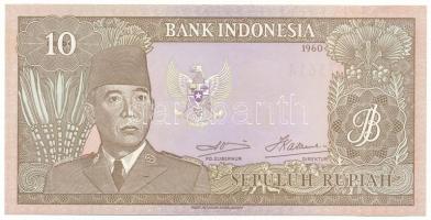 Indonézia 1960. 10R "CBG 073614" T:AU Indonesia 1960. 10 Rupiah "CBG 073614" C:AU Krause P#83