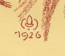 Makoldy József (1890-1957): Hevesi Simon főrabbi, vallásfilozófus, egyetemi tanár portréja, 1926. Li...