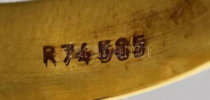 Arany (Au) 14K áttört ornamentikus gyűrű, jelzett, méret: 62, nettó: 3 g