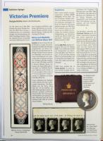 A világ első bélyege történetének német nyelvű tanulmányi anyaga, benne rengeteg cikk + 2 Fakszimile...