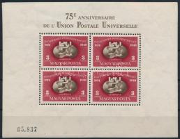 1950 Fogazott UPU blokk (180.000)