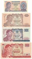 Indonézia 1968. 2 1/2R + 10R + 50R + 100R T:UNC,AU Indonesia 1968. 2 1/2 Rupiah + 10 Rupiah + 50 Rupiah + 100 Rupiah C:UNC,AU Krause P#103, P#105, P#107, P#108