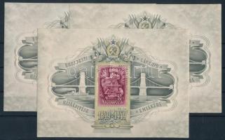 1949 3 db Lánchíd III. blokk (330.000)