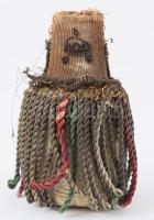 Szent Koronás kardbojt / szuronybojt, sérült, hiányos, h: 9 cm