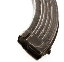 AK-47 Kalasnyikov gépkarabély tár, kissé rozsdafoltos, h: 20 cm