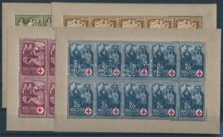 1942 Vöröskereszt I kisívsor (20.000) (ívszéli ránc, elszineződés)