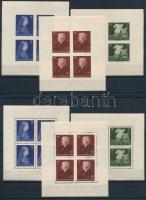 1942 Vöröskereszt II kisívsor (24.000) (ívszéli ráncok)