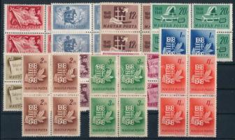 1948 Centenárium 4 db sor négyestömbökben (20.000)
