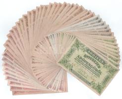 1946. 10.000AP - 1.000.000AP (58x) vegyes adópengő bankjegy tétel T:F,VG