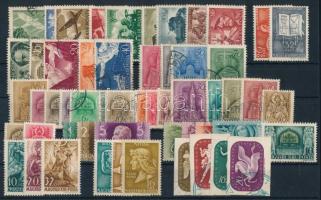 1925-1968 Kis tétel, benne teljes sorok, blokkok, 4-es tömbök 5 db stecklapon