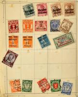 Stanley Gibbons 1919-ben vásárolt bélyegalbum kissé szétesett állapotban, benne több ezer bélyeg az ...