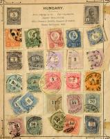 Stanley Gibbons 1919-ben vásárolt bélyegalbum kissé szétesett állapotban, benne több ezer bélyeg az ...