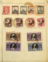 Stanley Gibbons 1919-ben vásárolt bélyegalbum kissé szétesett állapotban, benne több ezer bélyeg az ...