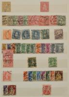 Svájc alapgyűjtemény, néhány száz bélyeg közepes 8 lapos berakóban