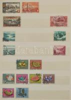 Svájc alapgyűjtemény, néhány száz bélyeg közepes 8 lapos berakóban