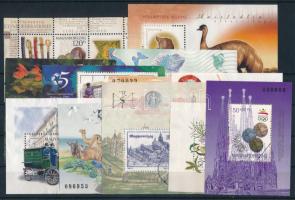 Kis modern blokk tétel az 1990-es és a 2000-es évekből,3 db stecklapon