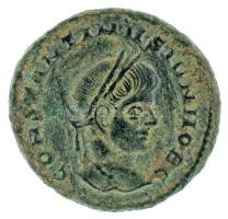 Római Birodalom 320-321. II. Constantinus / Siscia Follis (3,08g) T:XF Roman Empire / Siscia / Constantine II 320-321. Follis "DN CONSTANTINVS IVN NOB C / CAESARVM NOSTRORVM - VOT dot X - BSIS star" (3,08g) C:XF RIC VII 166